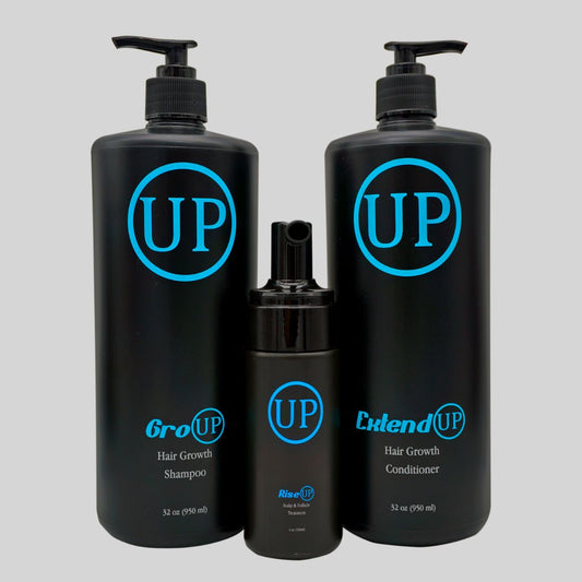3 Piece Hair Growth System (32oz) w/ FREE Hold UP
