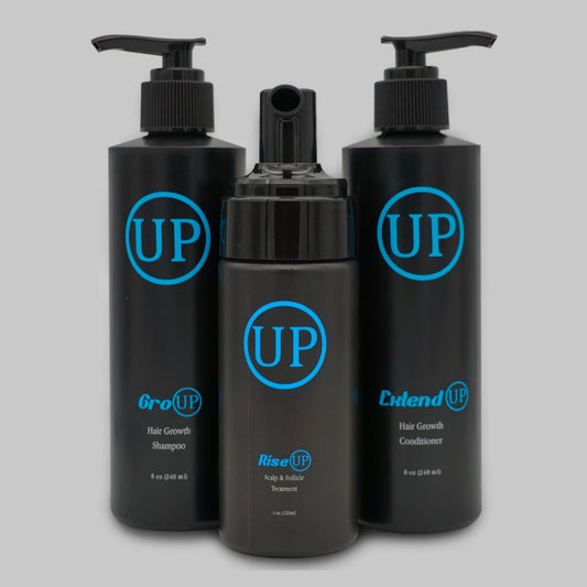 3 Piece Hair Growth System (8oz) W/ FREE Hold Up